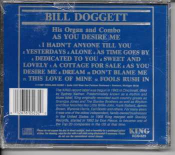 CD Bill Doggett Combo: As You Desire Me