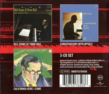 3CD Bill Evans: 3 Essential Albums