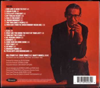 2CD Bill Evans: Evans In England DLX