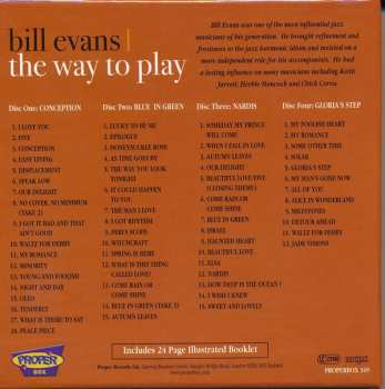 4CD/Box Set Bill Evans: The Way To Play