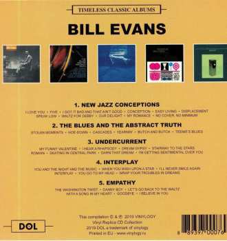 5CD/Box Set Bill Evans: Timeless Classic Albums -  Jazz Conceptions