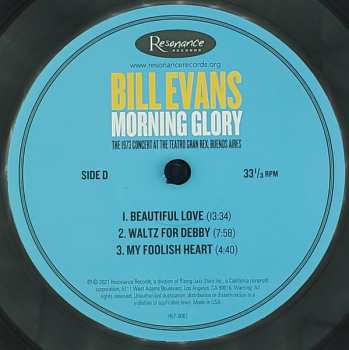 2LP The Bill Evans Trio: Morning Glory: The 1973 Concert At The Teatro Gran Rex, Buenos Aires DLX | LTD | NUM