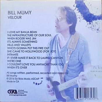 CD Bill Mumy: Velour