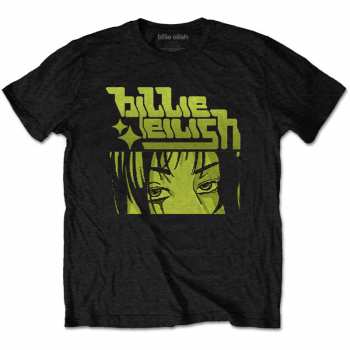 Merch Billie Eilish: Billie Eilish Unisex T-shirt: Anime Logo (small) S