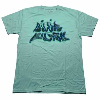 Merch Billie Eilish: Billie Eilish Unisex T-shirt: Neon Logo Billie (back Print) (small) S