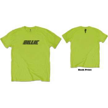 Merch Billie Eilish: Tričko Racer Logo Billie Eilish & Blohsh  S