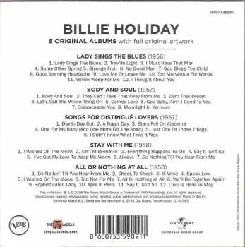 5CD/Box Set Billie Holiday: 5 Original Albums