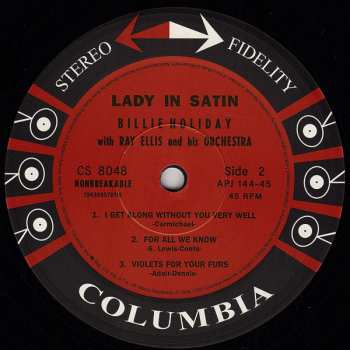 2LP Billie Holiday: Lady In Satin LTD