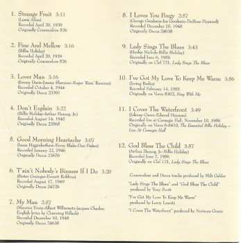 CD Billie Holiday: The Best Of Billie Holiday