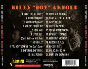 CD Billy Boy Arnold: Come Back Baby I Wish You Would
