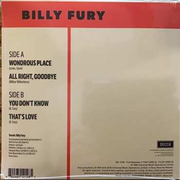 SP Billy Fury: Wondrous Place  CLR | LTD