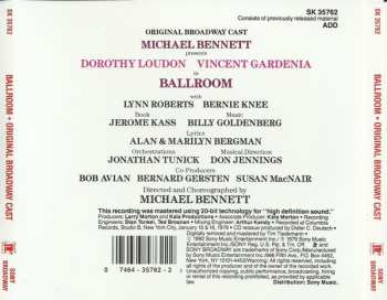 CD Billy Goldenberg: Ballroom (Original Broadway Cast)