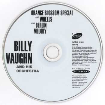 CD Billy Vaughn And His Orchestra: Orange Blossom Special & Wheels / Berlin Melody