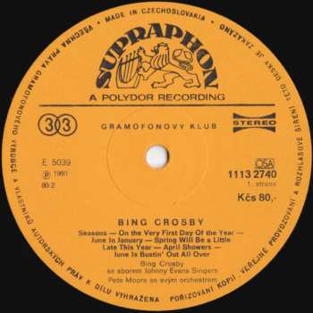 LP Bing Crosby: Seasons