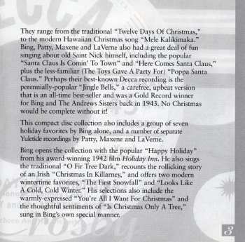 CD Bing Crosby: A Merry Christmas With Bing Crosby & The Andrews Sisters