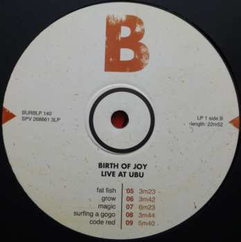 3LP Birth Of Joy: Live At Ubu CLR