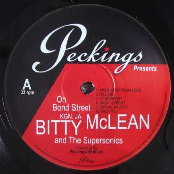 LP The Supersonics: On Bond Street KGN. JA.