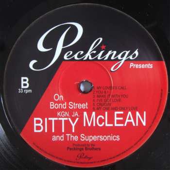 LP The Supersonics: On Bond Street KGN. JA.