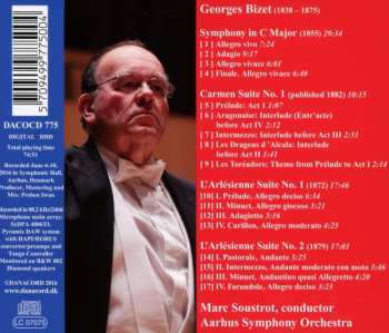 CD Georges Bizet: Symphony In C Major; Carmen Suite No. 1; L'Arlésienne Suites Nos. 1 & 2