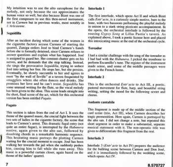 CD Georges Bizet: Carmen Symphony