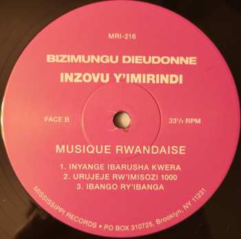 LP Bizimungu Dieudonne: Inzovu Y'Imirindi