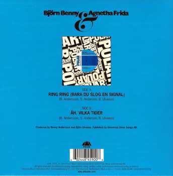 SP Björn & Benny, Agnetha & Anni-Frid: Ring Ring (Bara Du Slog En Signal) / Åh, Vilka Tider   LTD | PIC