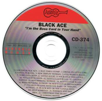 CD Black Ace: I'm The Boss Card In Your Hand