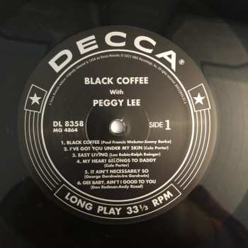 LP Peggy Lee: Black Coffee