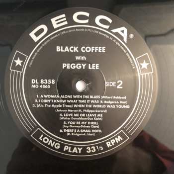 LP Peggy Lee: Black Coffee