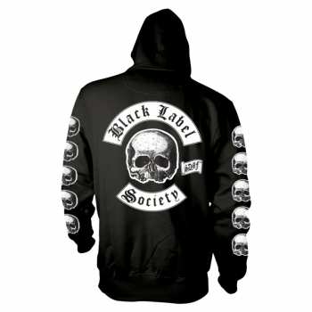 Merch Black Label Society: Mikina S Kapucí Logo Black Label Society S