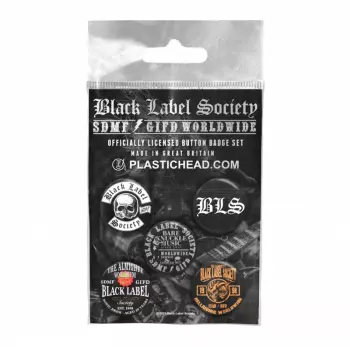 Set of Buttons Black Label Society Button Badge Set