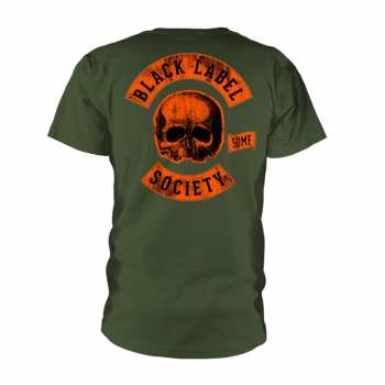 Merch Black Label Society: Tričko Hardcore Iron (military Green) S