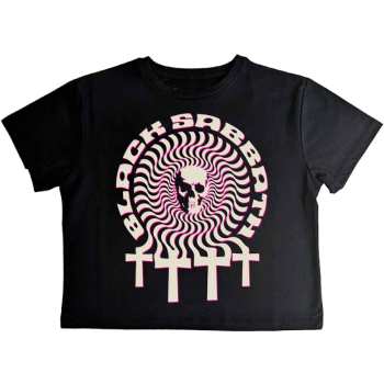 Merch Black Sabbath: Women's Crop Top Hypnotic Skull