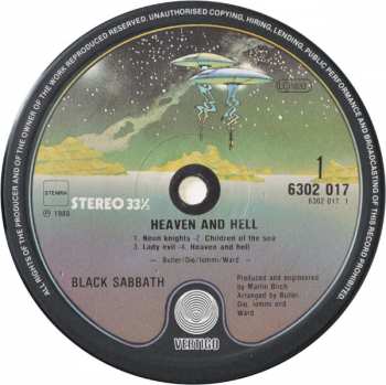 2LP Black Sabbath: Heaven And Hell