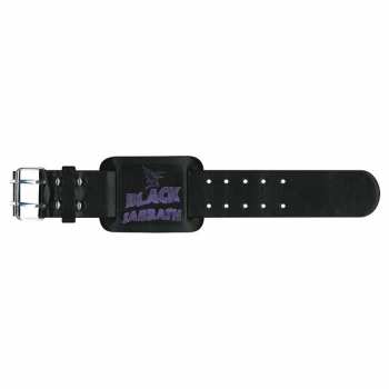 Merch Black Sabbath: Leather Bracelet Logo Black Sabbath & Creature