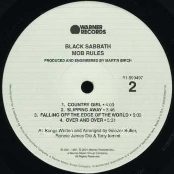 2LP Black Sabbath: Mob Rules DLX | LTD