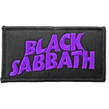 Patch Wavy Logo Black Sabbath