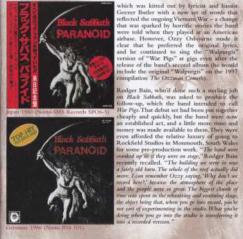 CD Black Sabbath: Paranoid