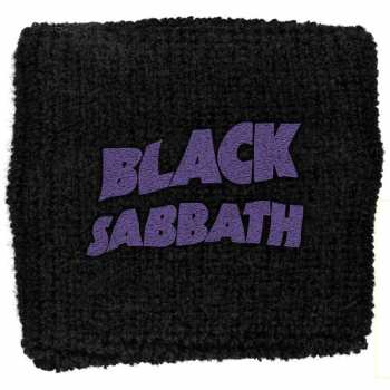 Merch Black Sabbath: Sweatband Purple Wavy Logo Black Sabbath 
