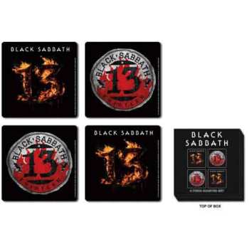 Merch Black Sabbath: Set of Coasters 13