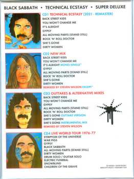 4CD/Box Set Black Sabbath: Technical Ecstasy Super Deluxe DLX