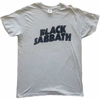 Merch Black Sabbath: T-shirt Black Wavy Logo Black Sabbath 