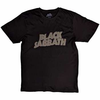 Merch Black Sabbath: Hi-build T-shirt Wavy Logo Black Sabbath