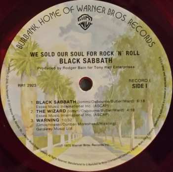 2LP Black Sabbath: We Sold Our Soul For Rock 'N' Roll CLR