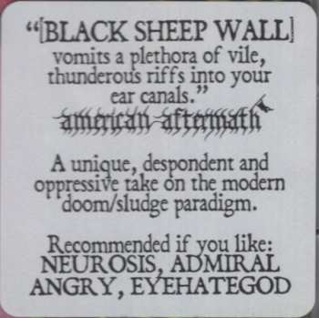 CD Black Sheep Wall: I'm Going To Kill Myself