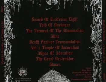 CD Black Vul Destruktor: Ov Temple Ov Vul