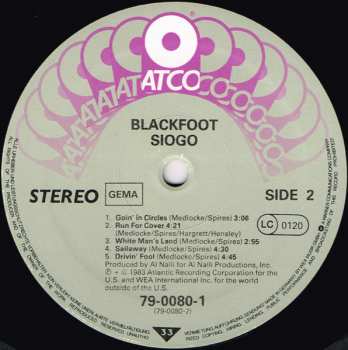 LP Blackfoot: Siogo