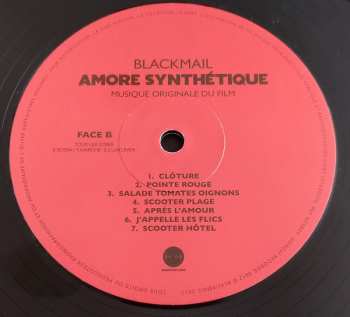 LP Blackmail: Amore Synthétique - Musique Originale Du Film