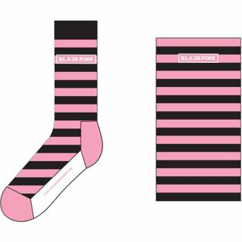 Merch BLACKPINK: Ankle Socks Stripes & Logo Blackpink