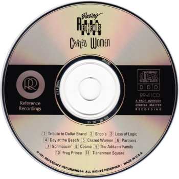 CD Blazing Redheads:  Crazed Women